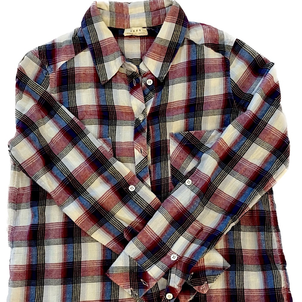 Soft Joie Flannel Button Down - image 1